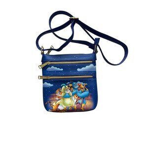 Loungefly Aladdin Crossbody Bag Magical Night Scene NEW Travel Purse Disney